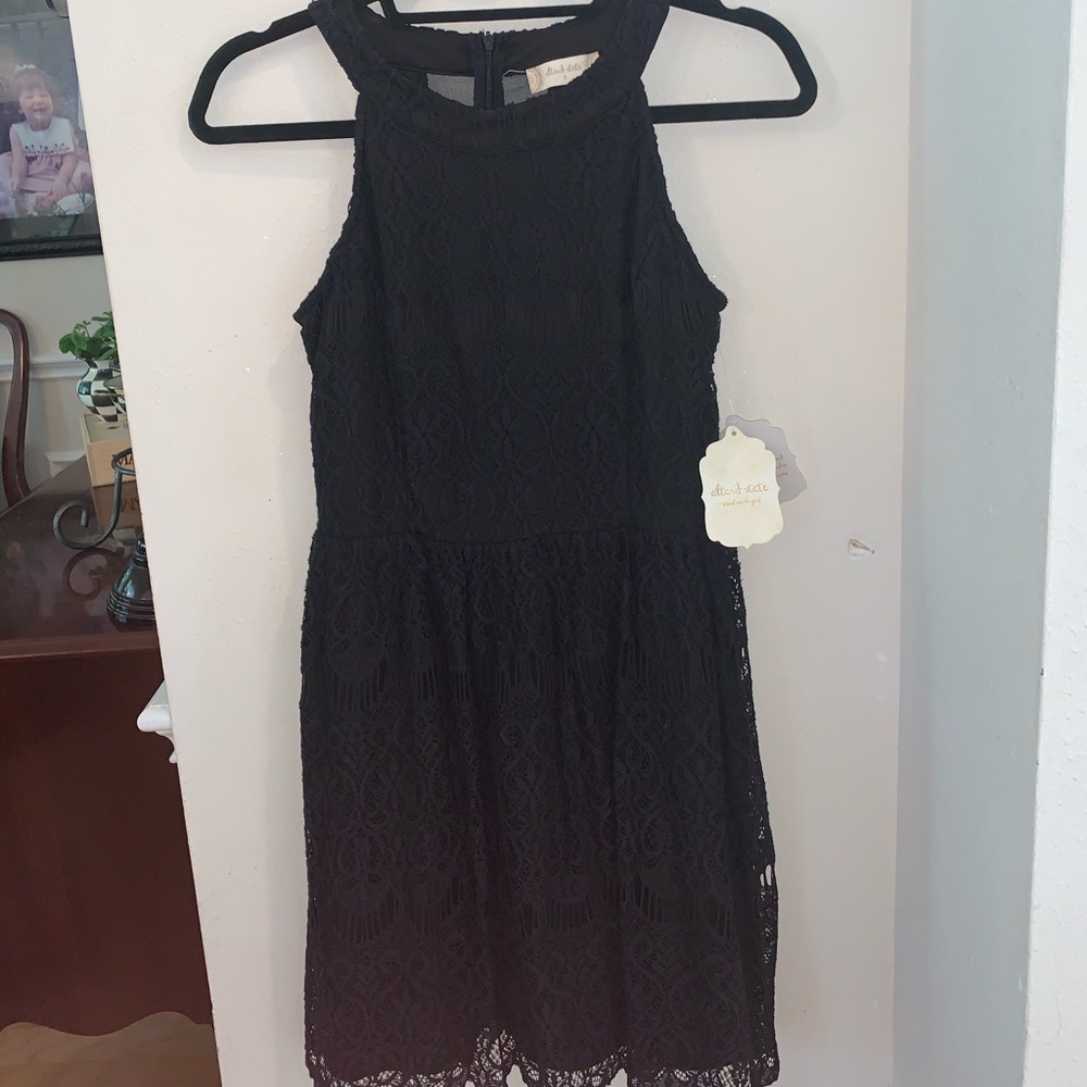 Black lace Altard  State dress